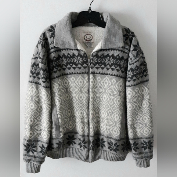 Vintage Jackets & Blazers - VTG Catamount Trail Wool Sherpa Jacket